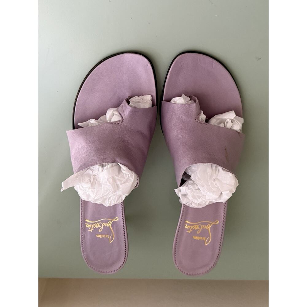 CHRISTIAN LOUBOUTIN Y2K 90s Vintage Kitten Heel Sandals Sz 38.6 Lavender Purple - Picture 4 of 9